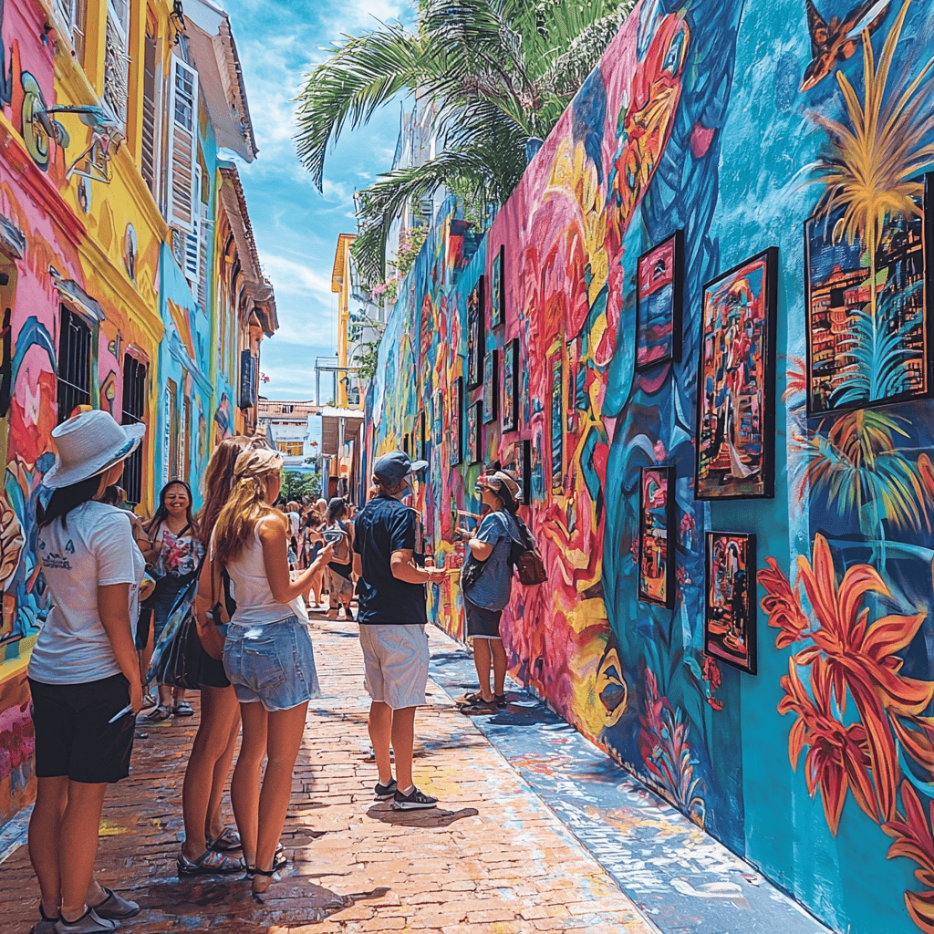 Penang Street Art Paint By Color