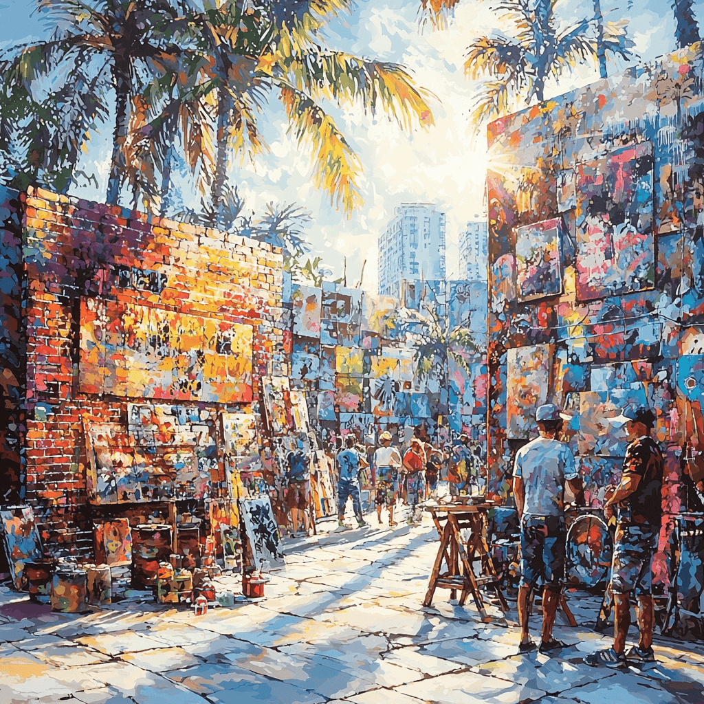 Street Art District Paint By Color