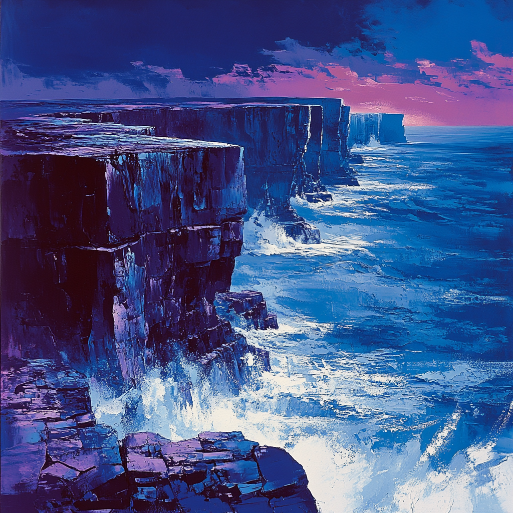 Arthur Lismer Inspired Rockbound Storm Painting by numbers kit