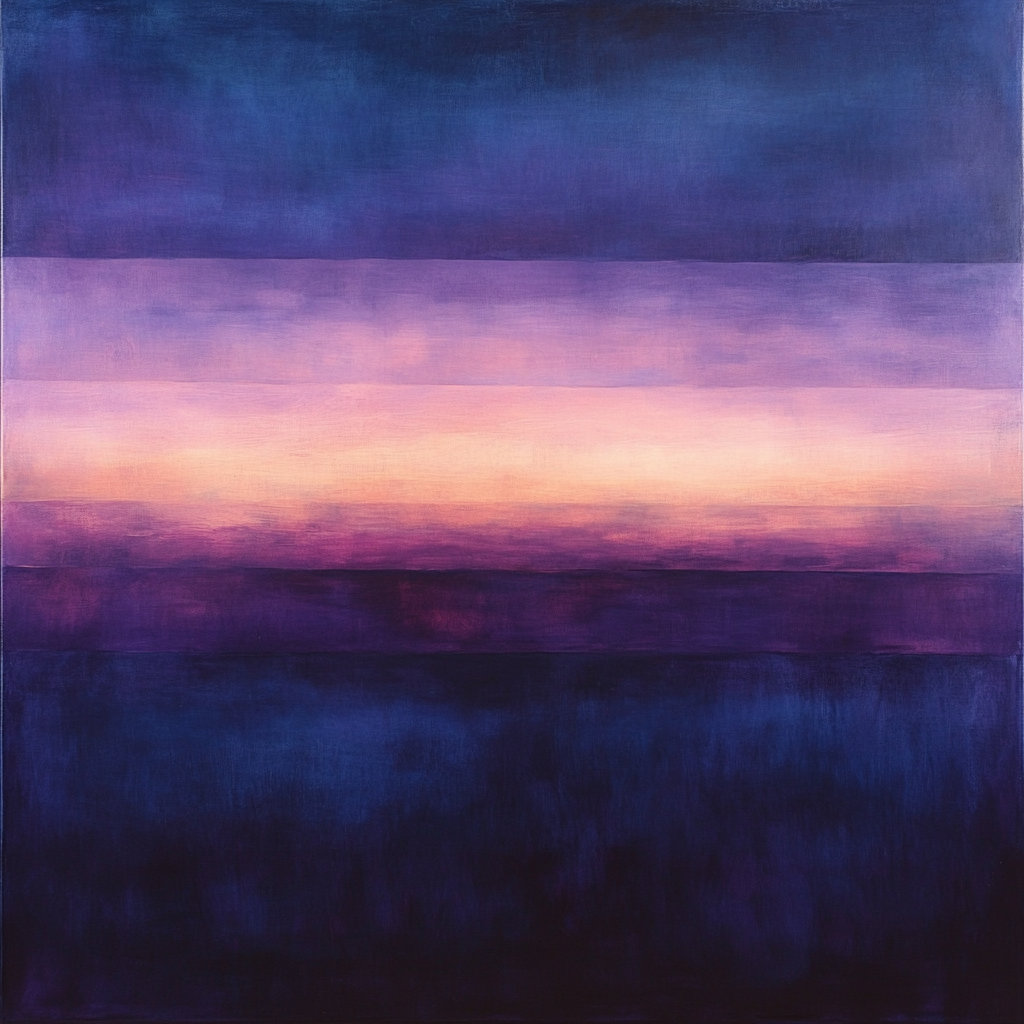 Rothko Inspired Nebula Field paint by color