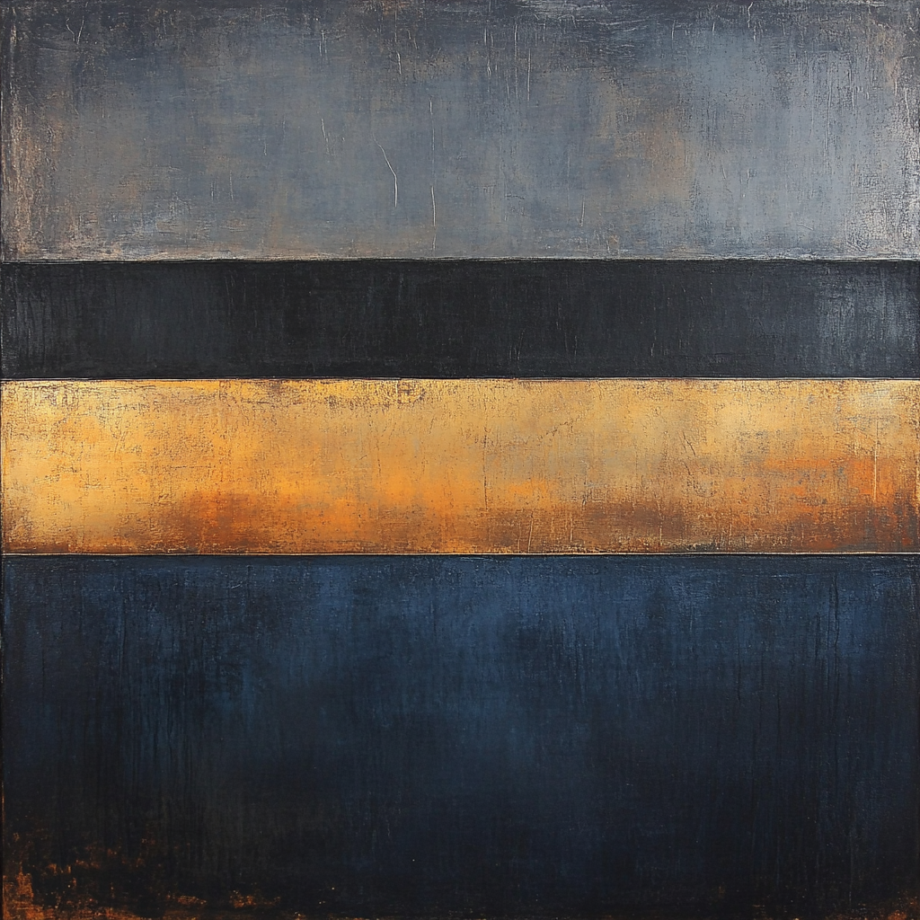 Mark Rothko Inspired Celestial Silence Painting by numbers kit