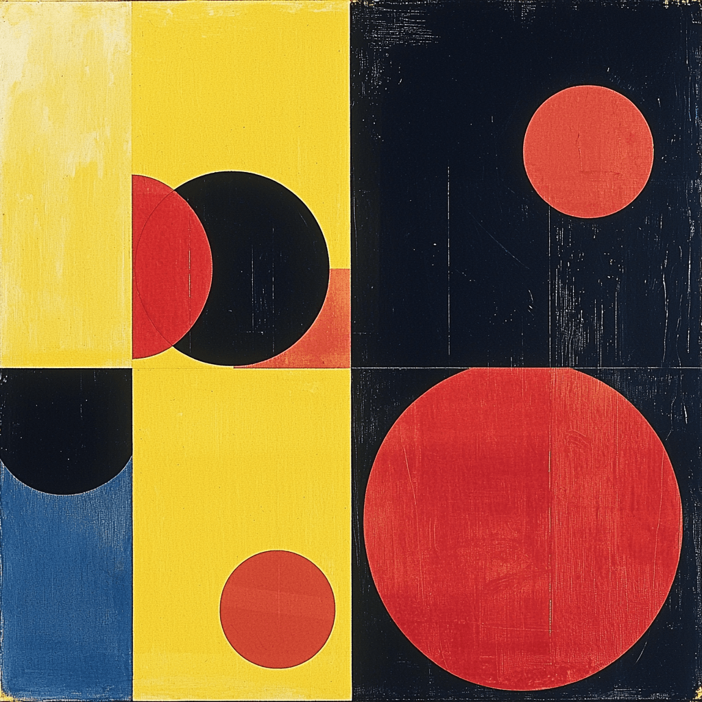 Kazimir Malevich Inspired Vibrance Of Geometry Painting Number Kit