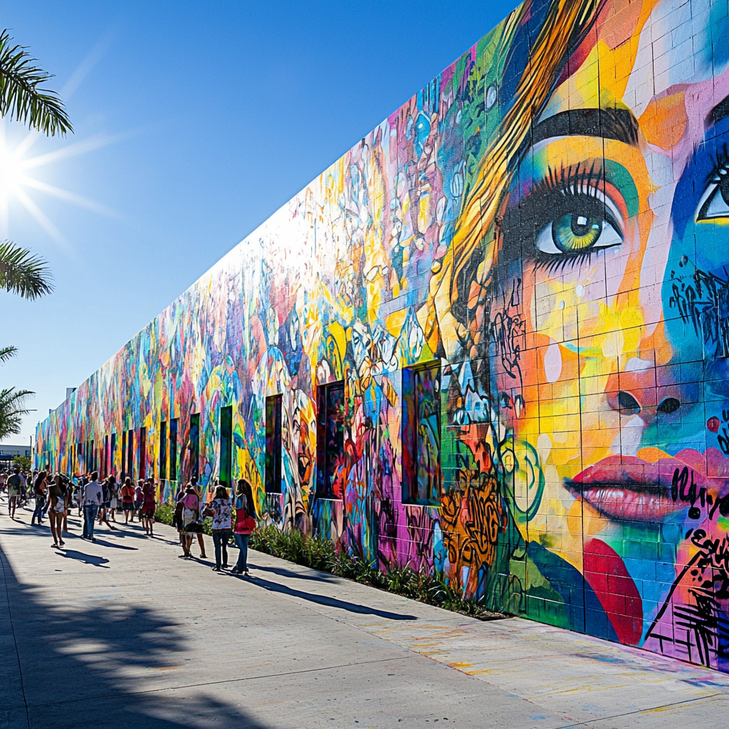 Street Art In Wynwood Numbered Painting Kits