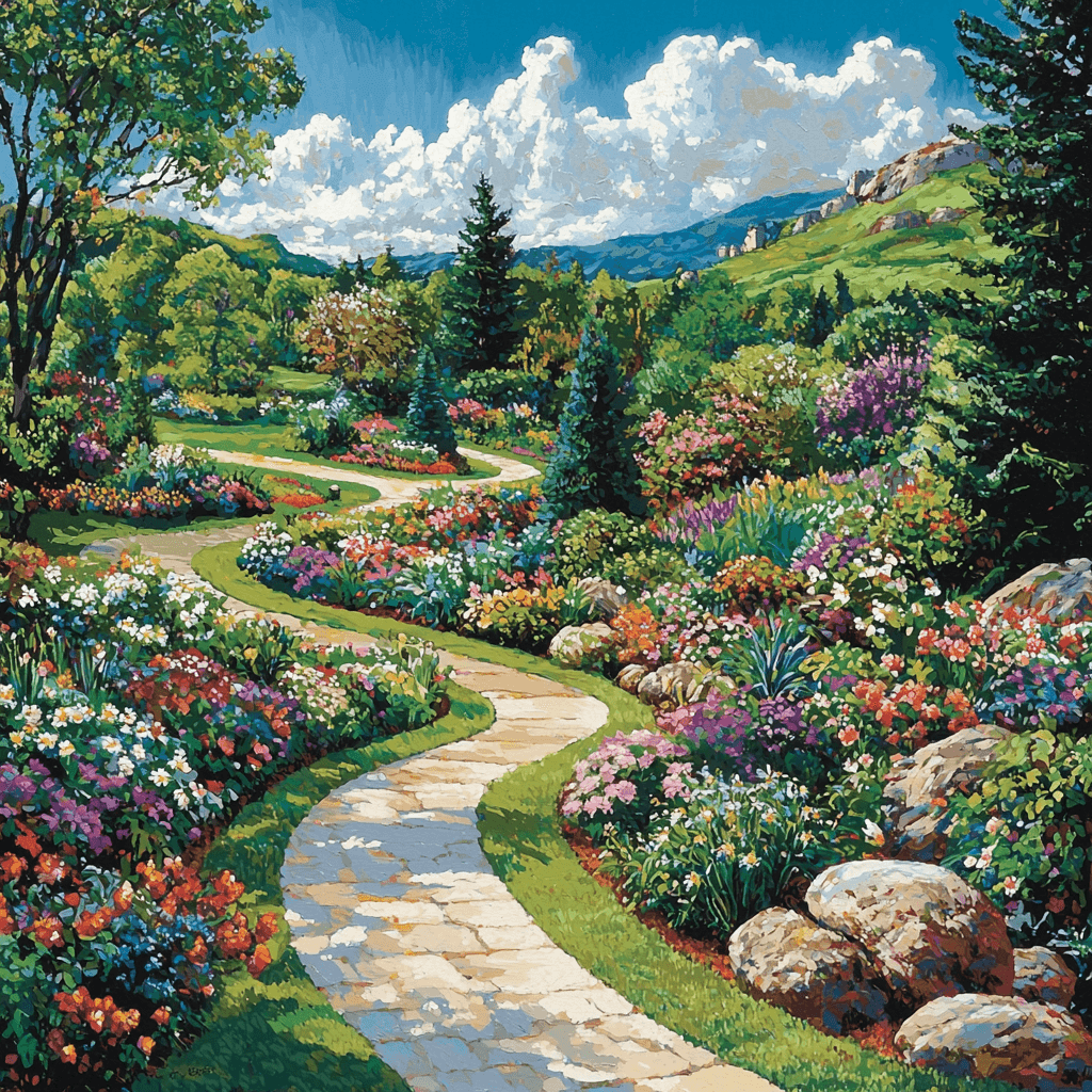 Royal Botanic Garden - Edinburgh Paint By Numbers Kits