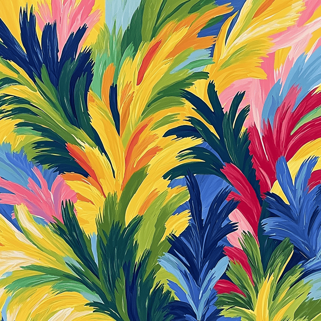 Henri Matisse Inspired Botanical Dance Paint By Numbers
