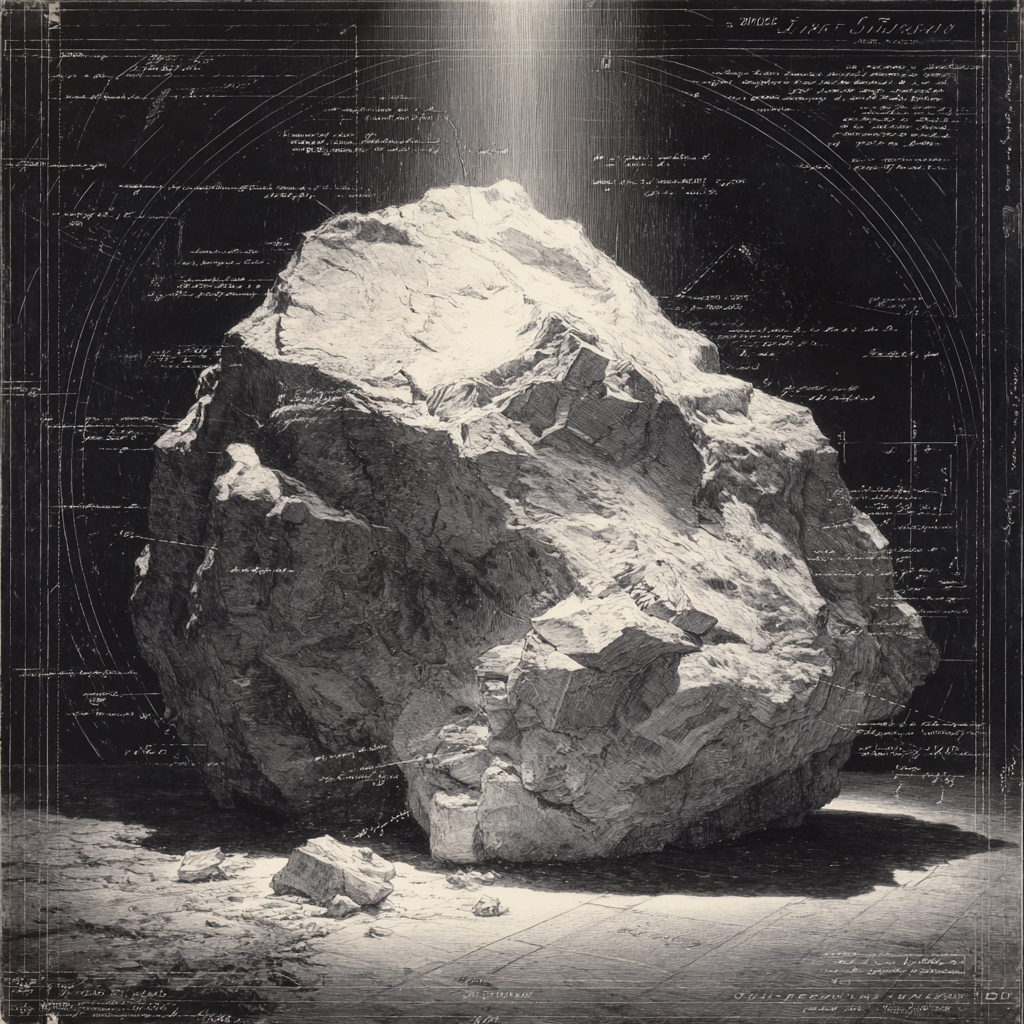 Caravaggio Inspired Meteor Fragment Study Paint by numbers art