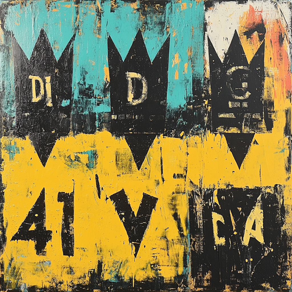 Jean-Michel Basquiat Inspired Silent Protest Painting by numbers kit