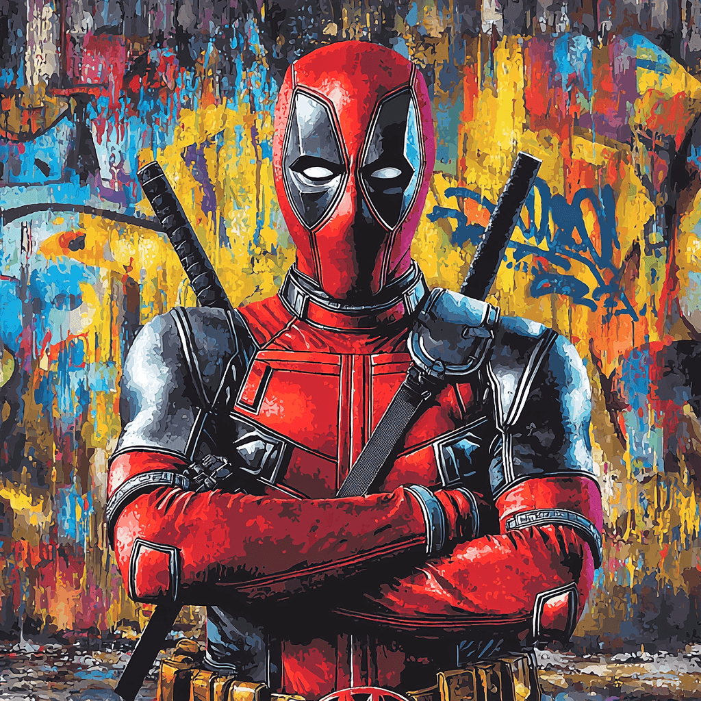Ryan Reynolds: Deadpool's Hilarious Heroic Antics Paint By Numbers