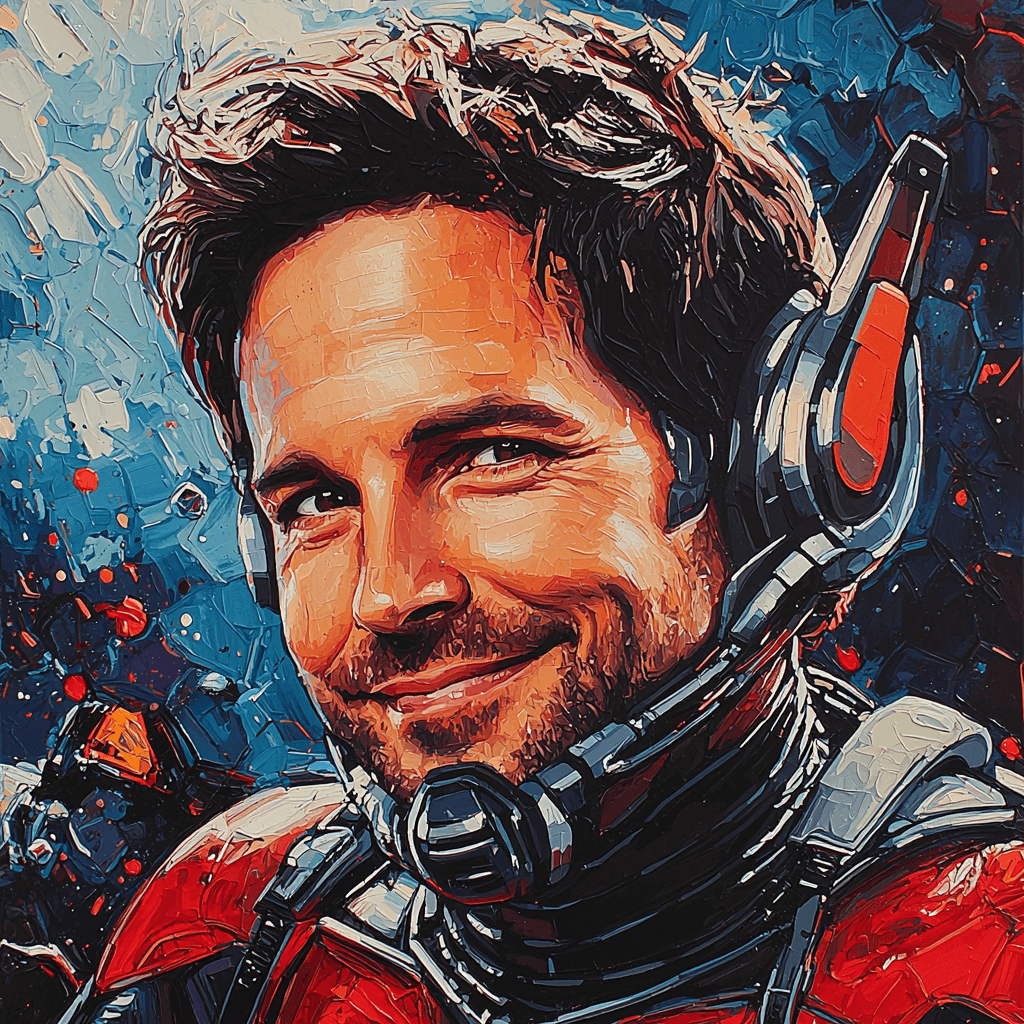 Paul Rudd: The Heartfelt Humor Of Ant-Man Painting By Numbers Kit