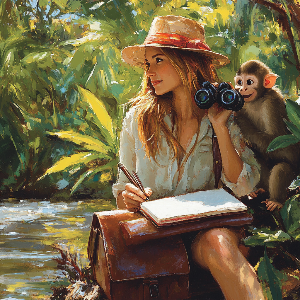 Jane Explorer Notebook Paint by numbers art