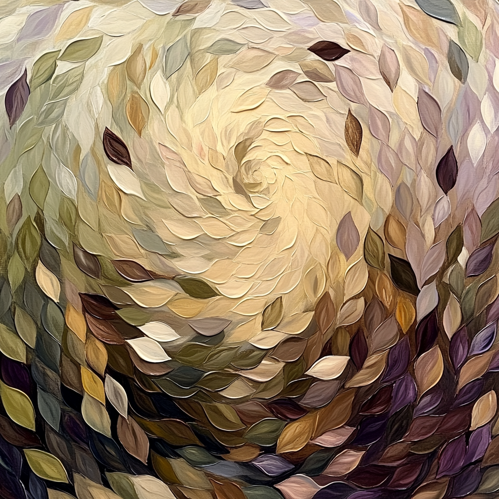 Edgar Degas Inspired Symphony Of Fallen Leaves paint by number