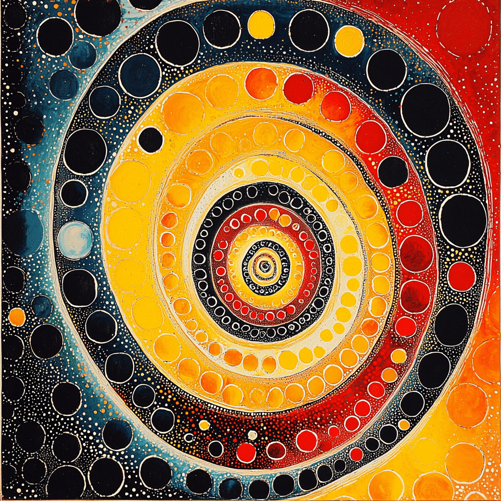 Yayoi Kusama Inspired Cosmic Spiral Painting By Numbers Kit