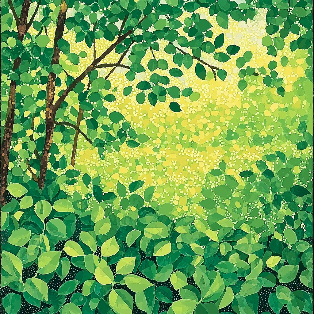 Georges Seurat Inspired Emerald Enclave Paint By Number