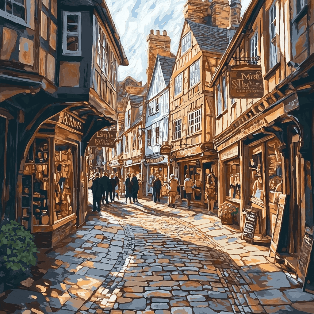 The Shambles - York Paint By Color