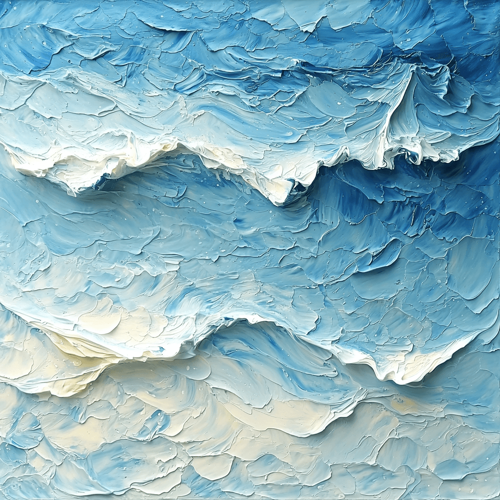 Michelangelo Inspired Harmony Of The Waves Numbered Painting Kits