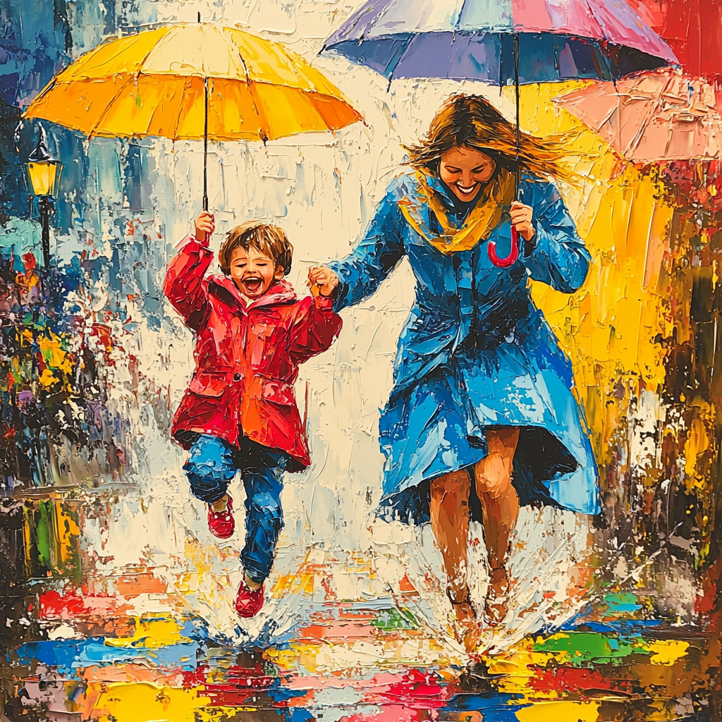 Adventures In The Rain Paint By Color