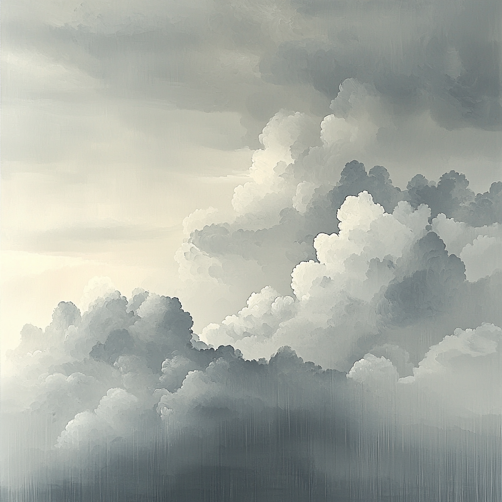 Zhao Mengfu Inspired Eternal Essence Of Clouds DIY Paint By Numbers