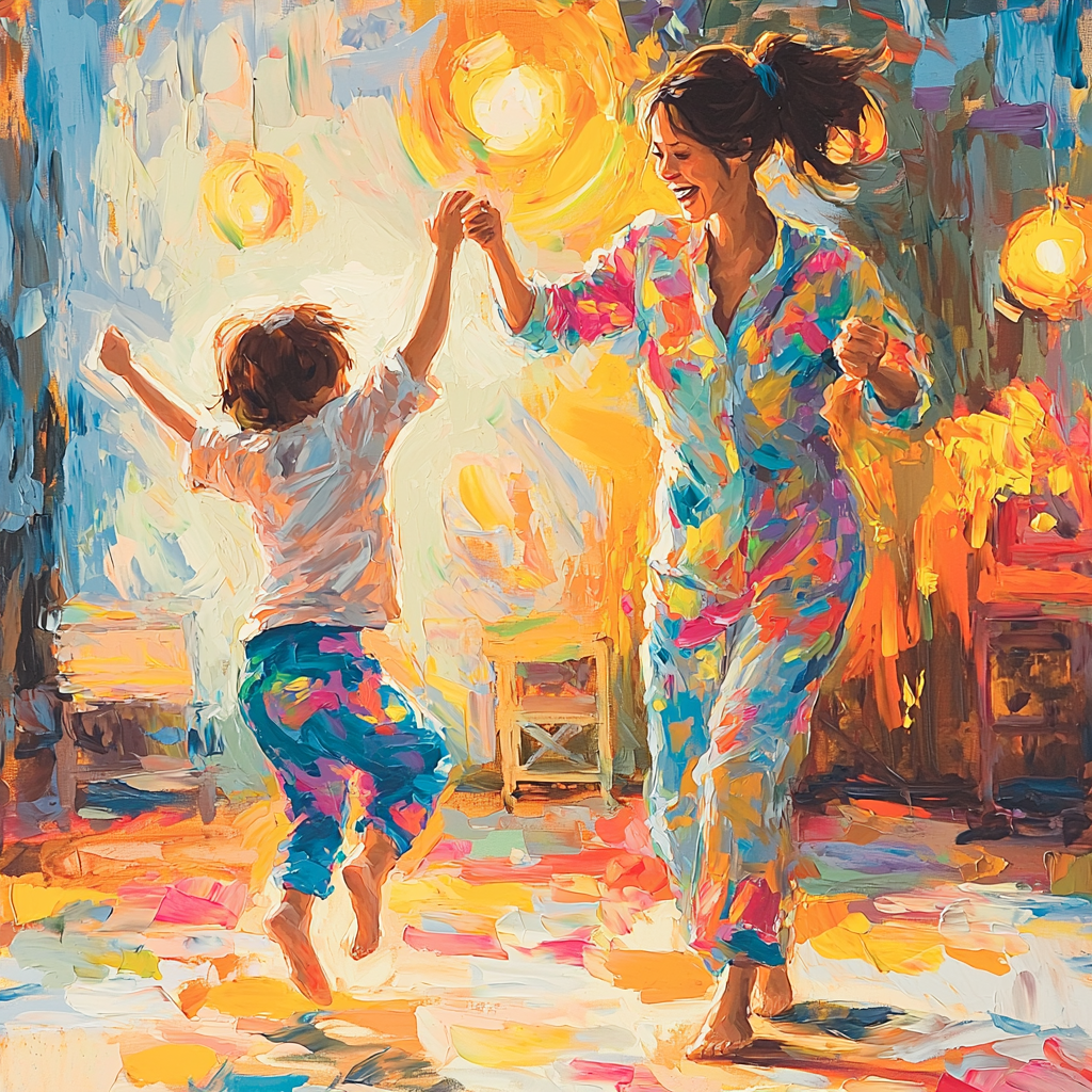Pajama Party Laughter Paint By Color