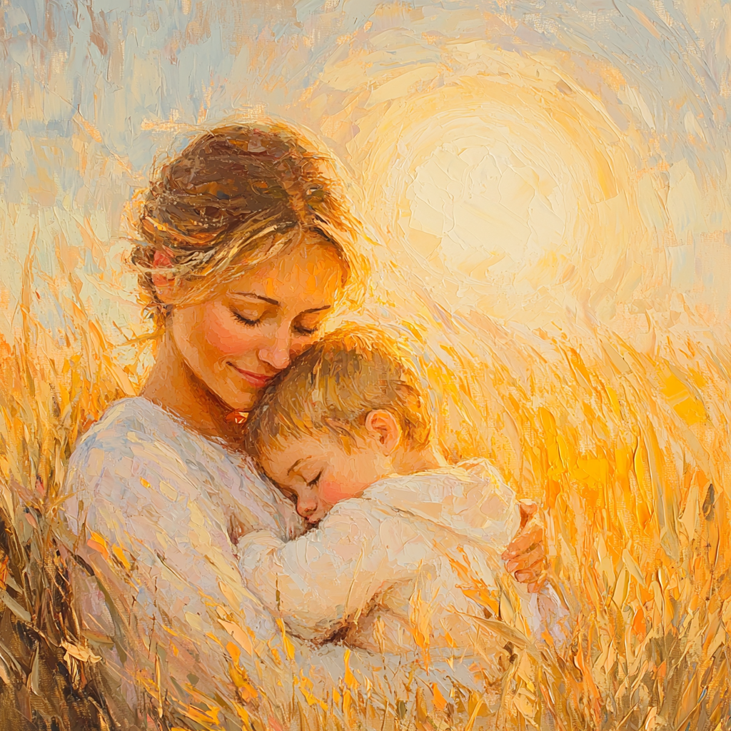 Mother's Heart Of Gold DIY Paint By Numbers