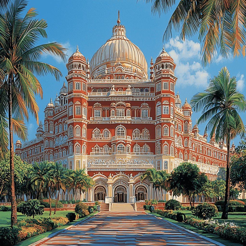 Taj Mahal Palace - Mumbai Paint By Number