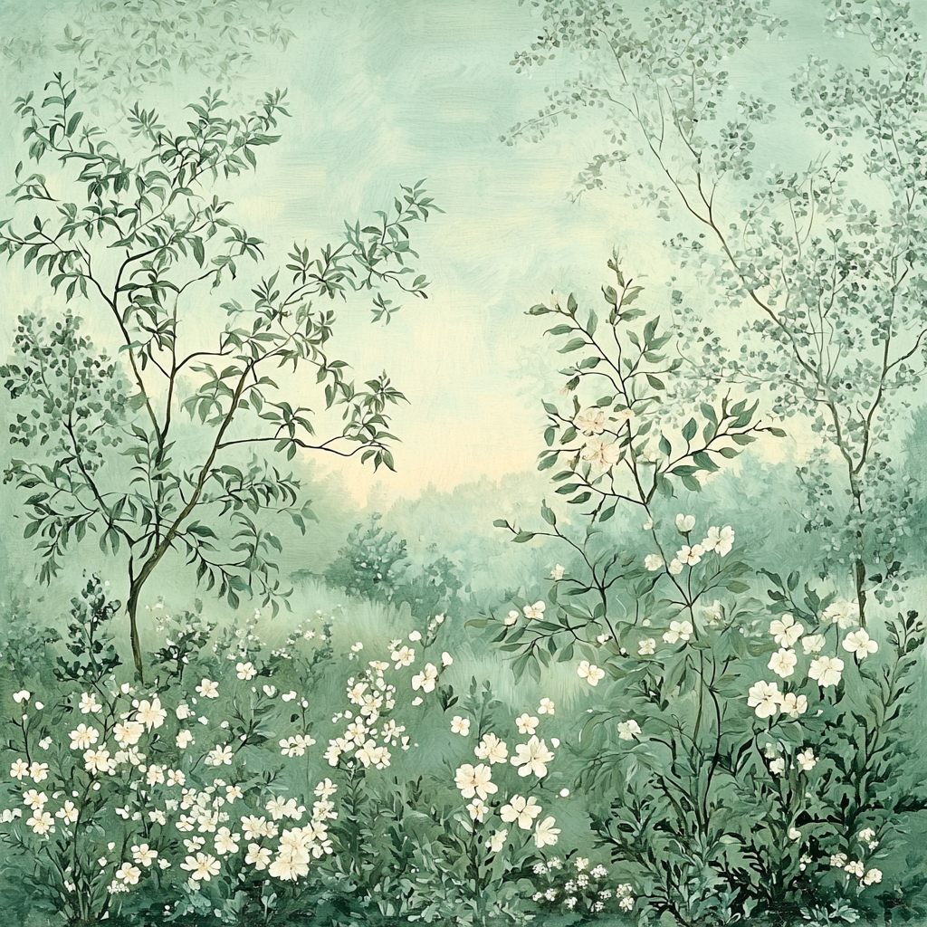 Leonardo Da Vinci Inspired The Silent Garden Painting Number Kit