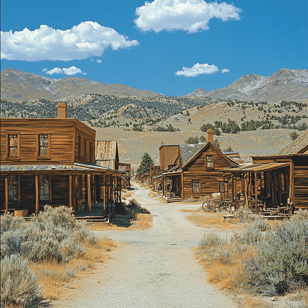 Bodie State Historic Park Paint By Number
