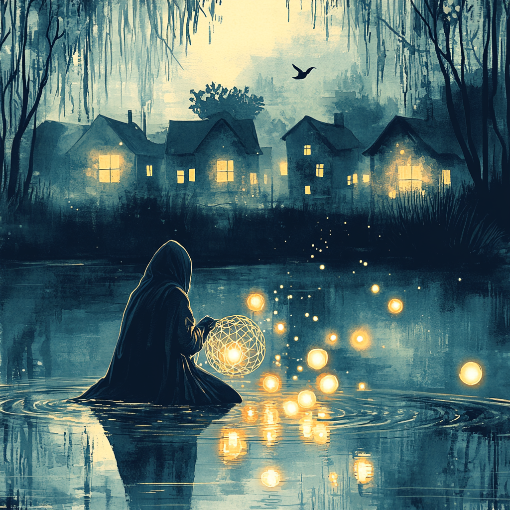 Lantern Fisher Of Lost Voices paint by number