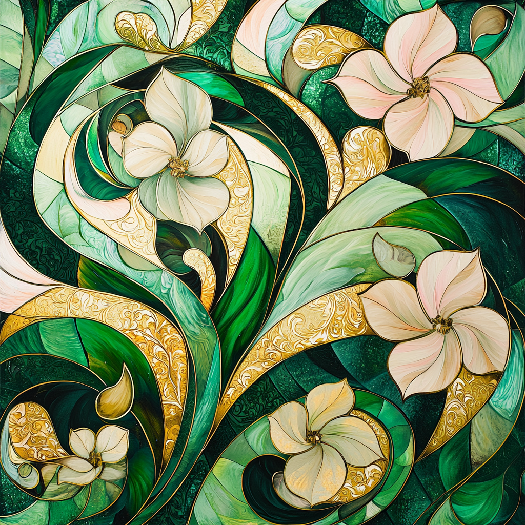 Alphonse Mucha Inspired Whispers Of The Enchanted Meadow Paint By Numbers