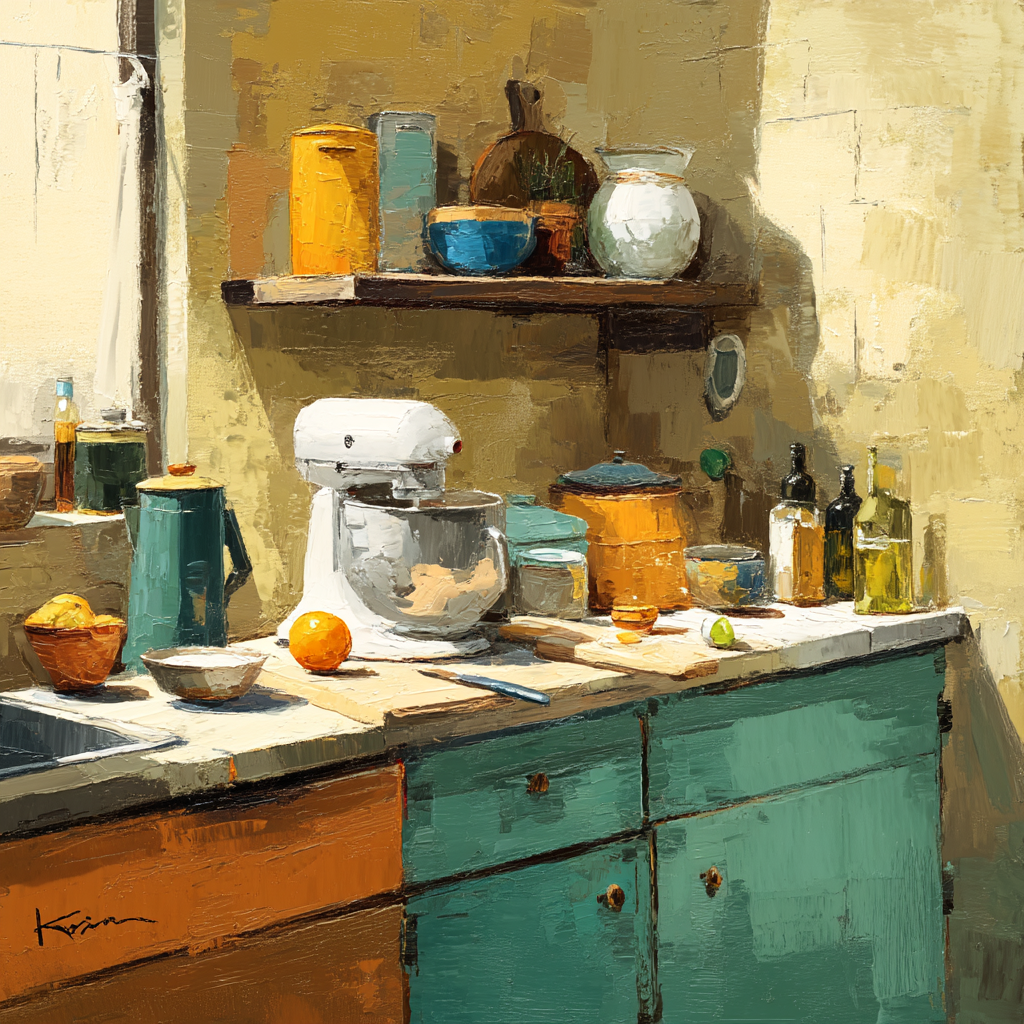 Memories In The Kitchen Number Painting