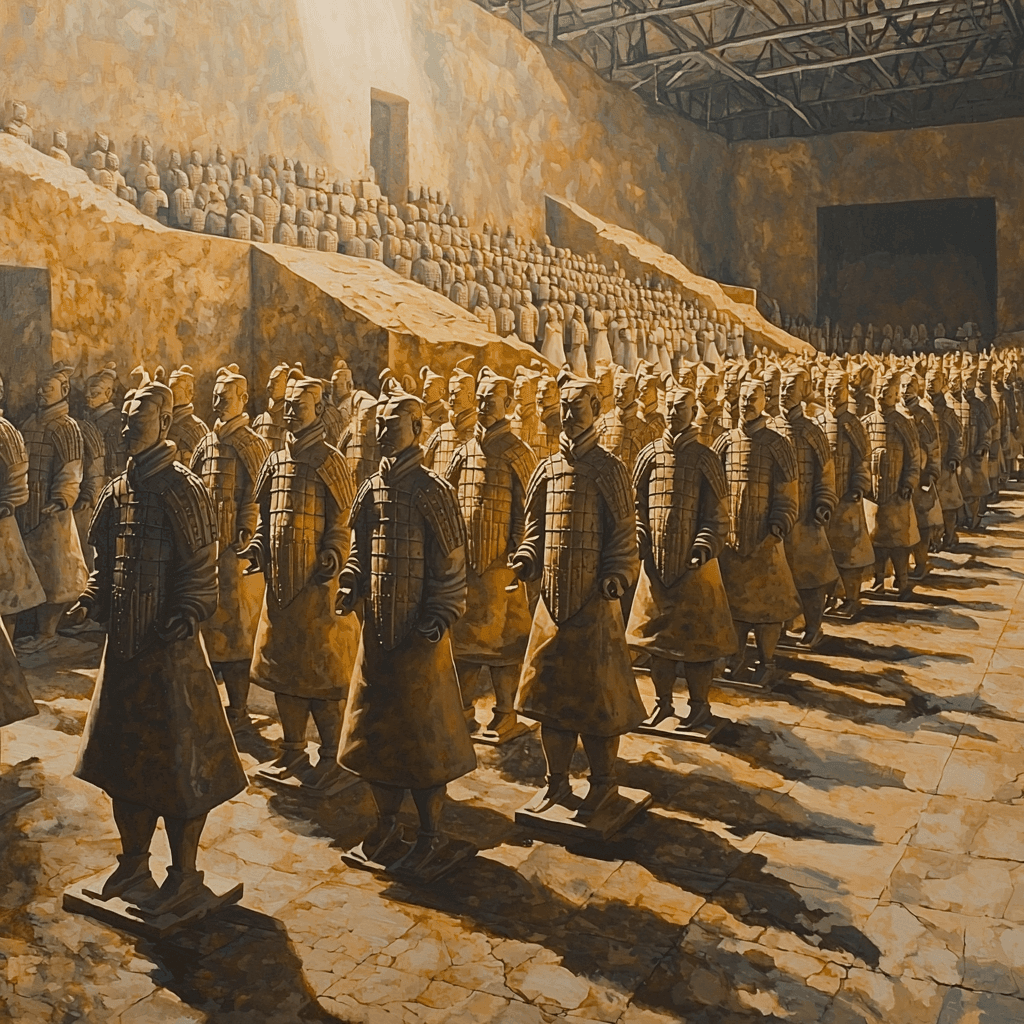 The Terracotta Army DIY Paint By Numbers