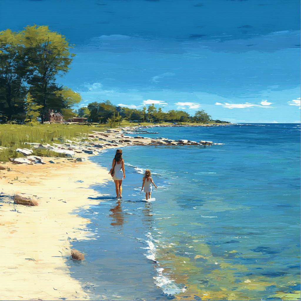 Cherished Memories By The Sea Paint By Numbers Art