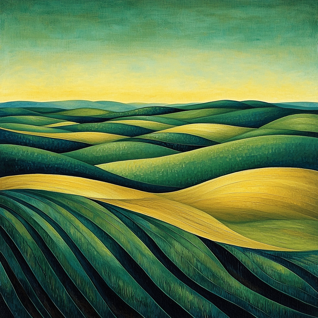 Nandalal Bose Inspired Fields Of Reverie DIY Paint By Numbers