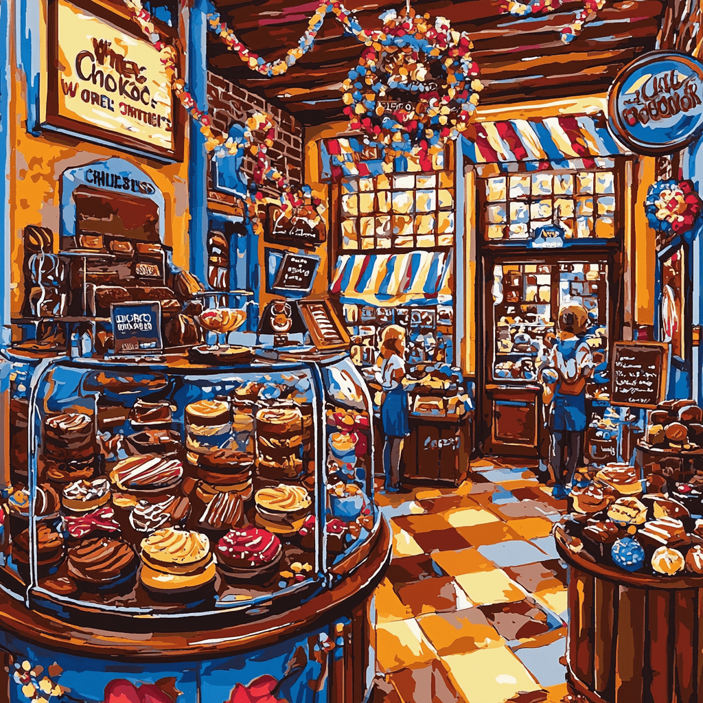 Museo Del Chocolate Paint By Number