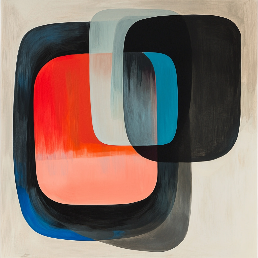 Joan Miró Inspired The Mysterious Void Number Painting