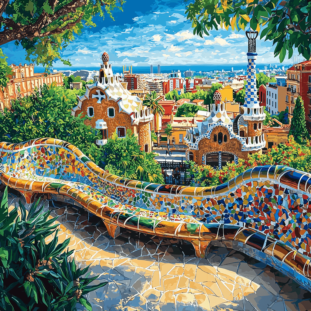 Park Guell Paint By Numbers