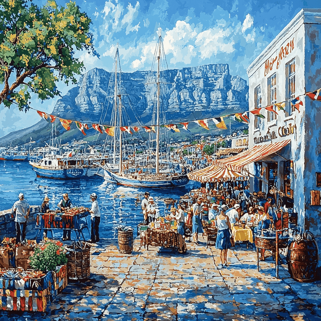 Victoria & Alfred Waterfront Paint By Number