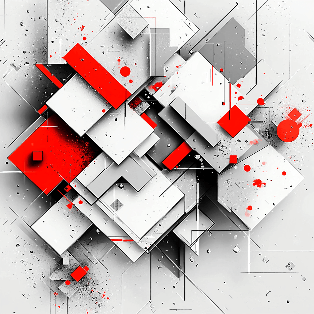 Kazimir Malevich Inspired Timeless Dimensions Painting Number Kit