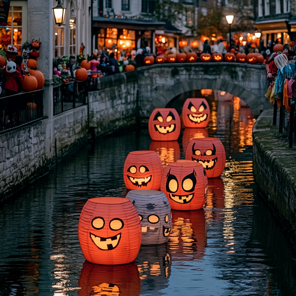 Carnival Of Lanterns Spooky Parade Paint by numbers kits