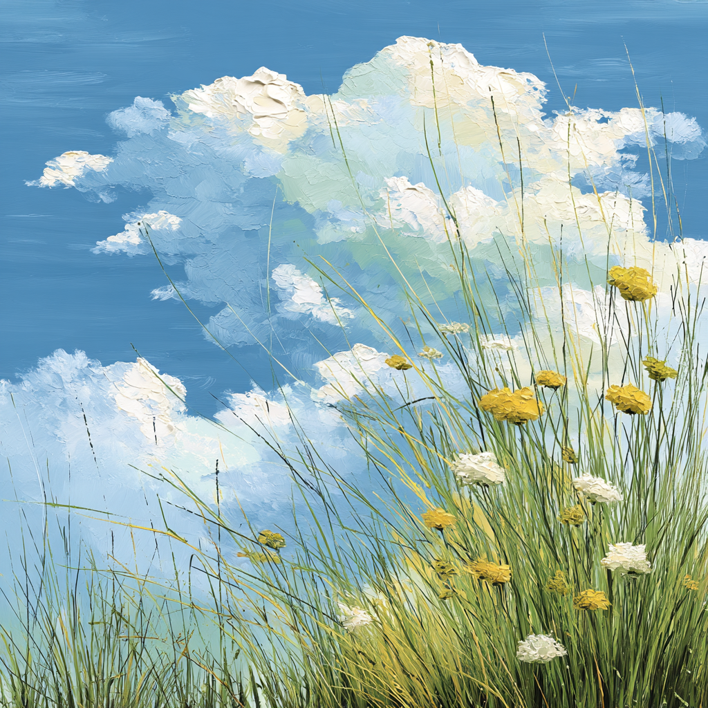 Dreams In The Sky Number Painting