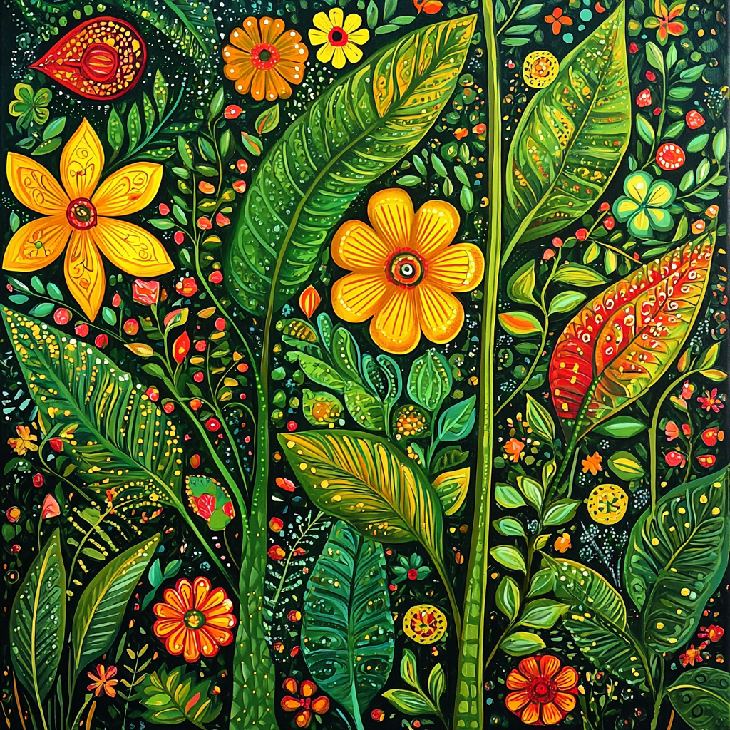 Frida Kahlo Inspired Nature's Stories Paint By Color