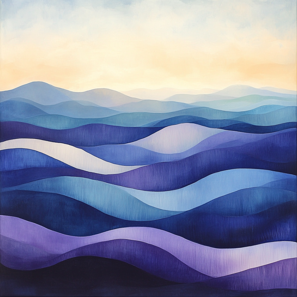 Edgar Degas Inspired Ribboned Twilight paint by numbers