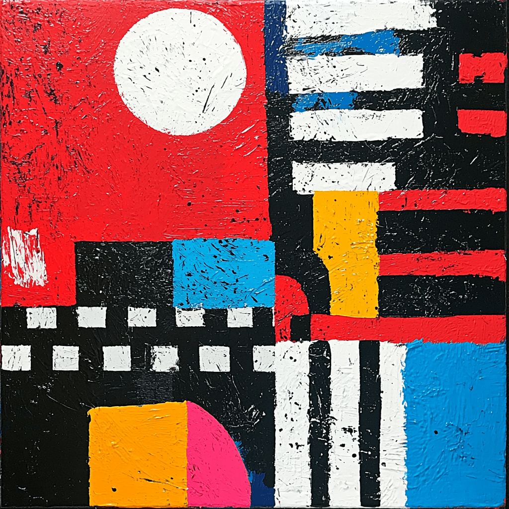 Jean-Michel Basquiat Inspired Rhythm Of The Urban Jungle Numbered Painting Kits