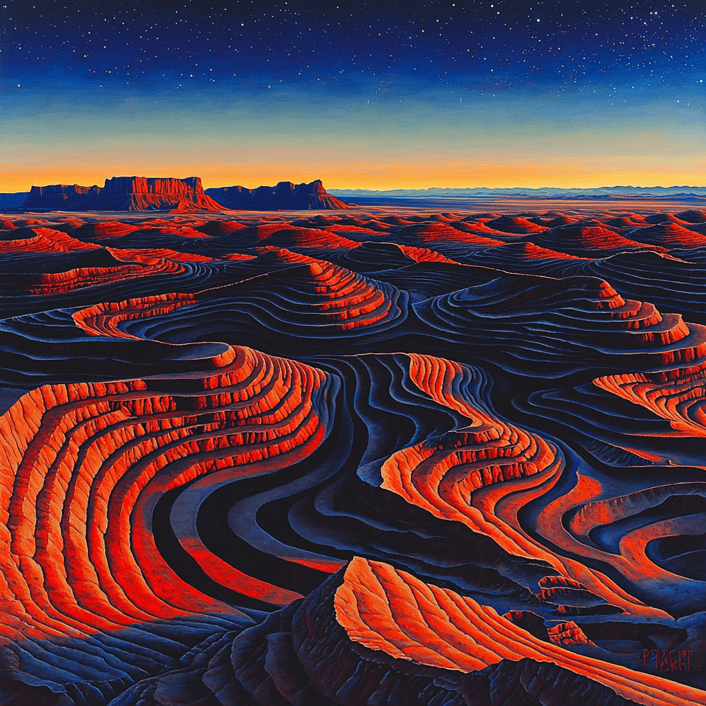 Valley Of The Moon - San Pedro De Atacama Painting By Numbers Kit