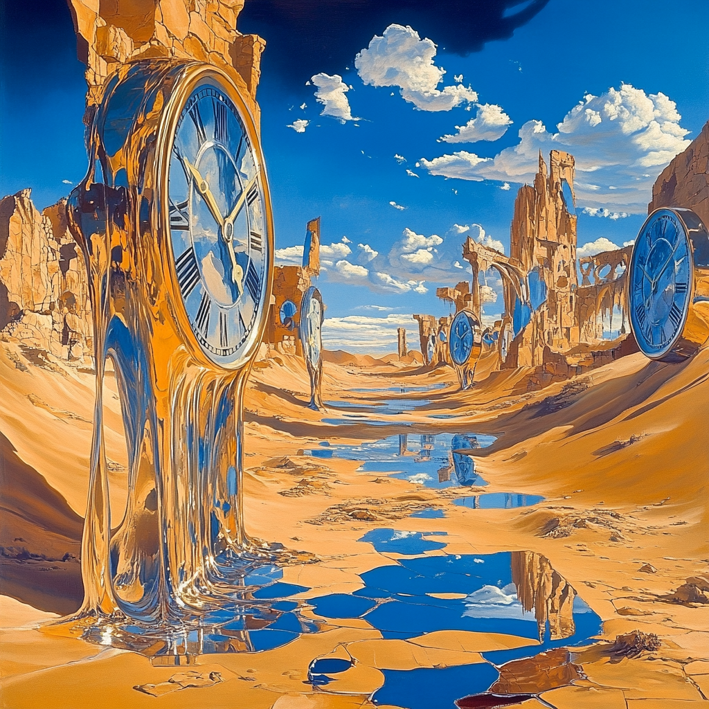 Salvador Dali Inspired Desert Illusions DIY paint by numbers