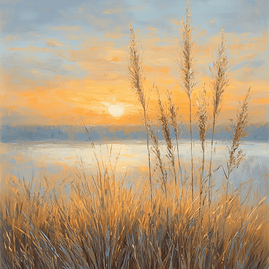 Traditional Landscape Art Style Inspired Wild Prairie Sunrise DIY Paint By Numbers