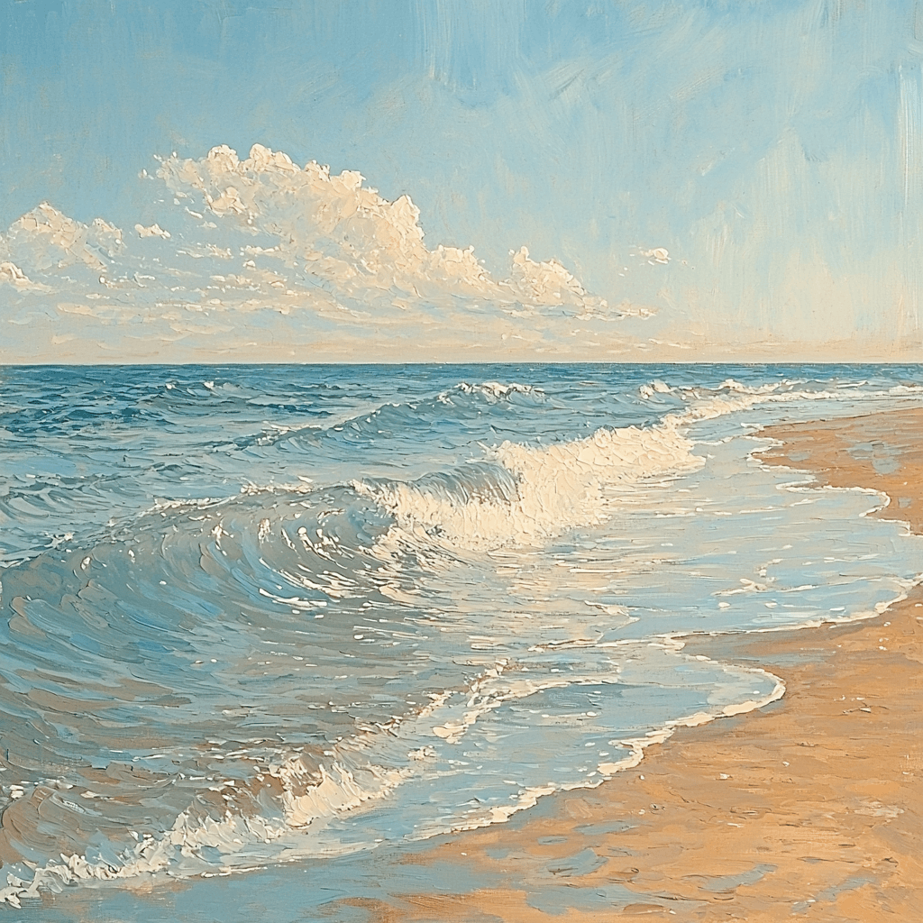 Winslow Homer Inspired Seaside Tranquility DIY Paint By Numbers