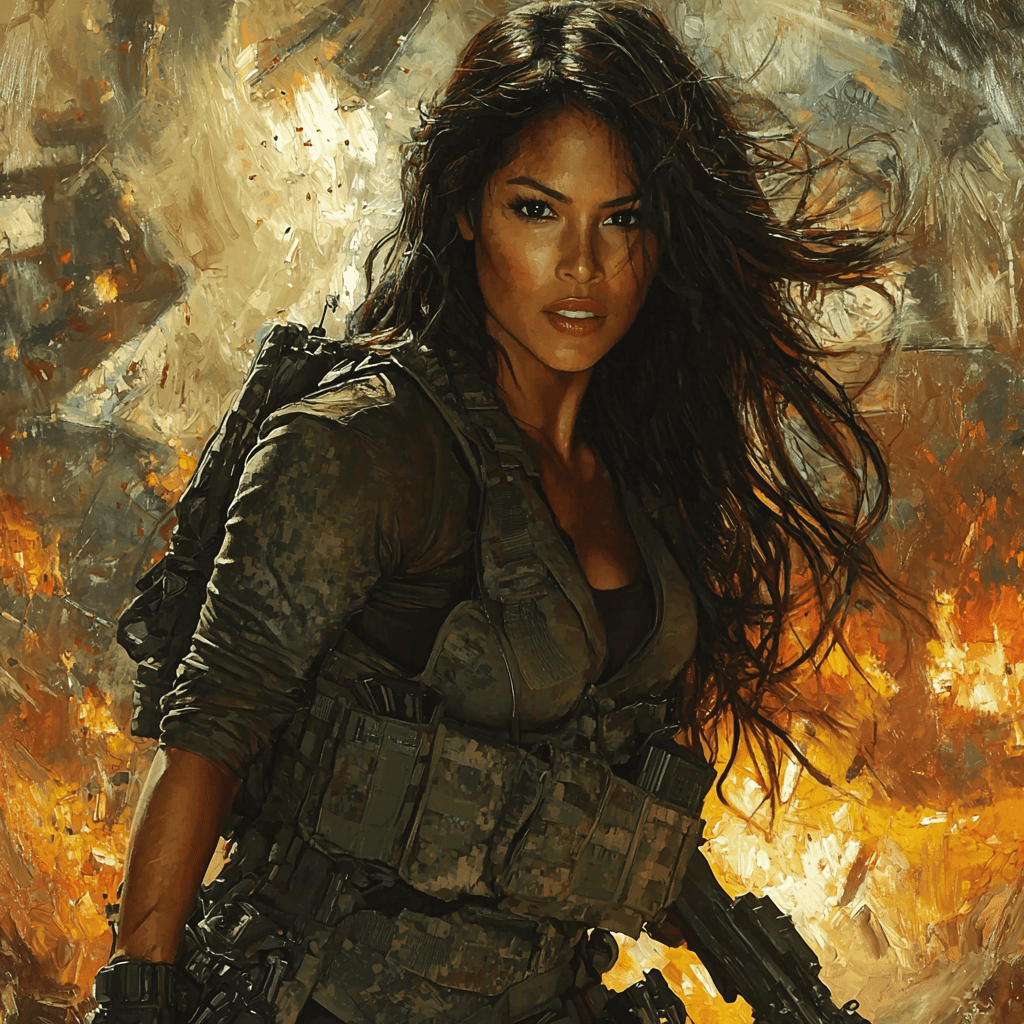 Michelle Rodriguez: A Thrill-Seeking Action Icon Paint By Number