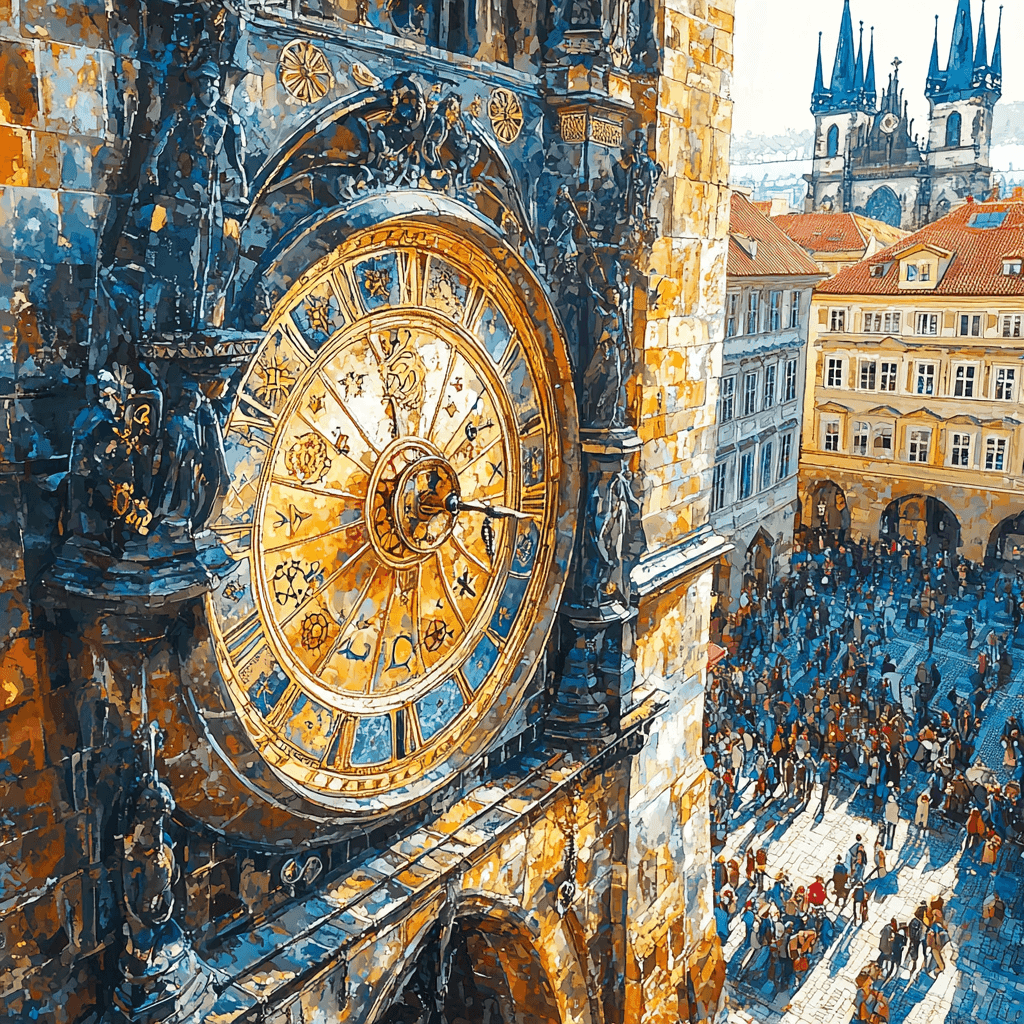 Prague Astronomical Clock - Prague Paint By Numbers