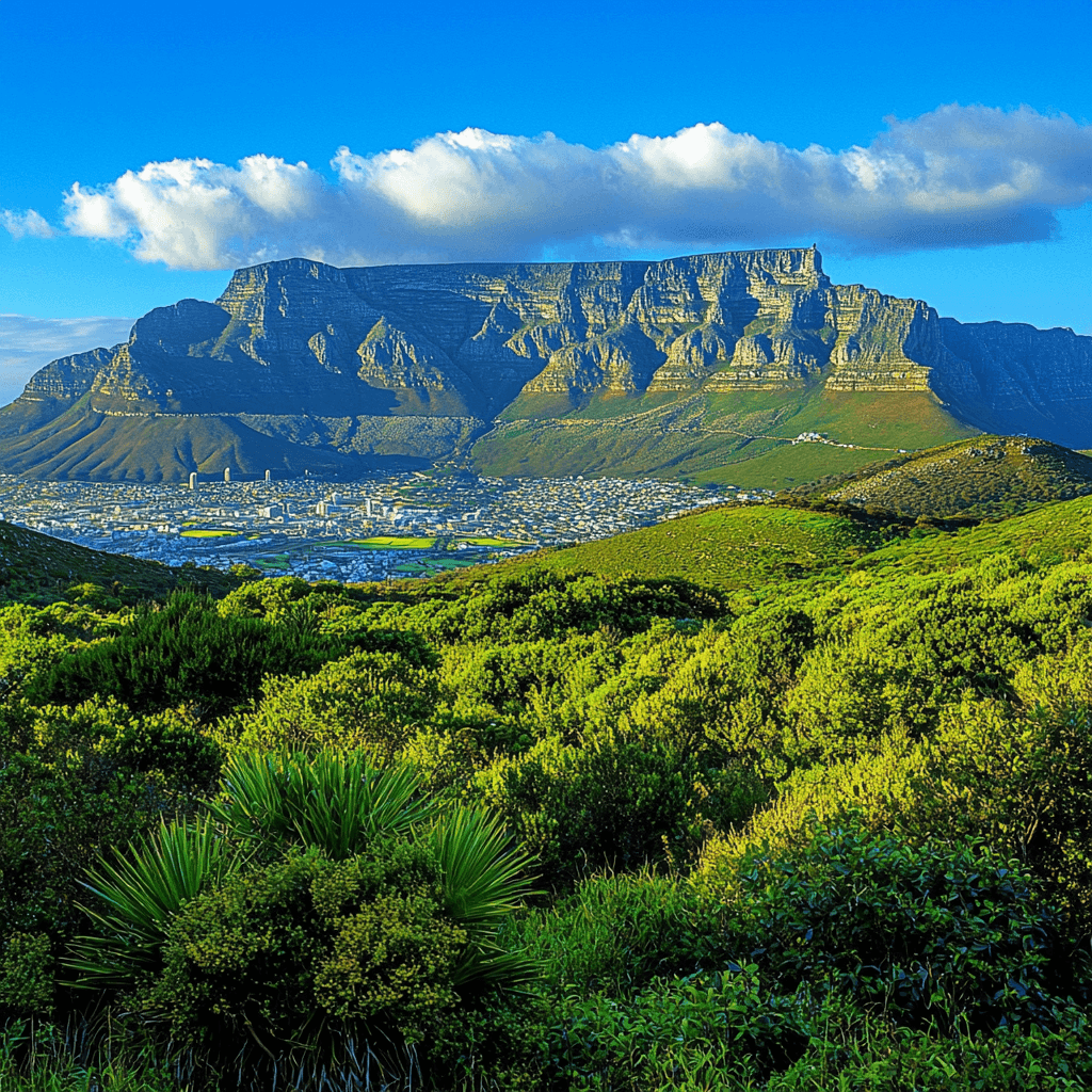 Table Mountain - South Africa Paint By Number