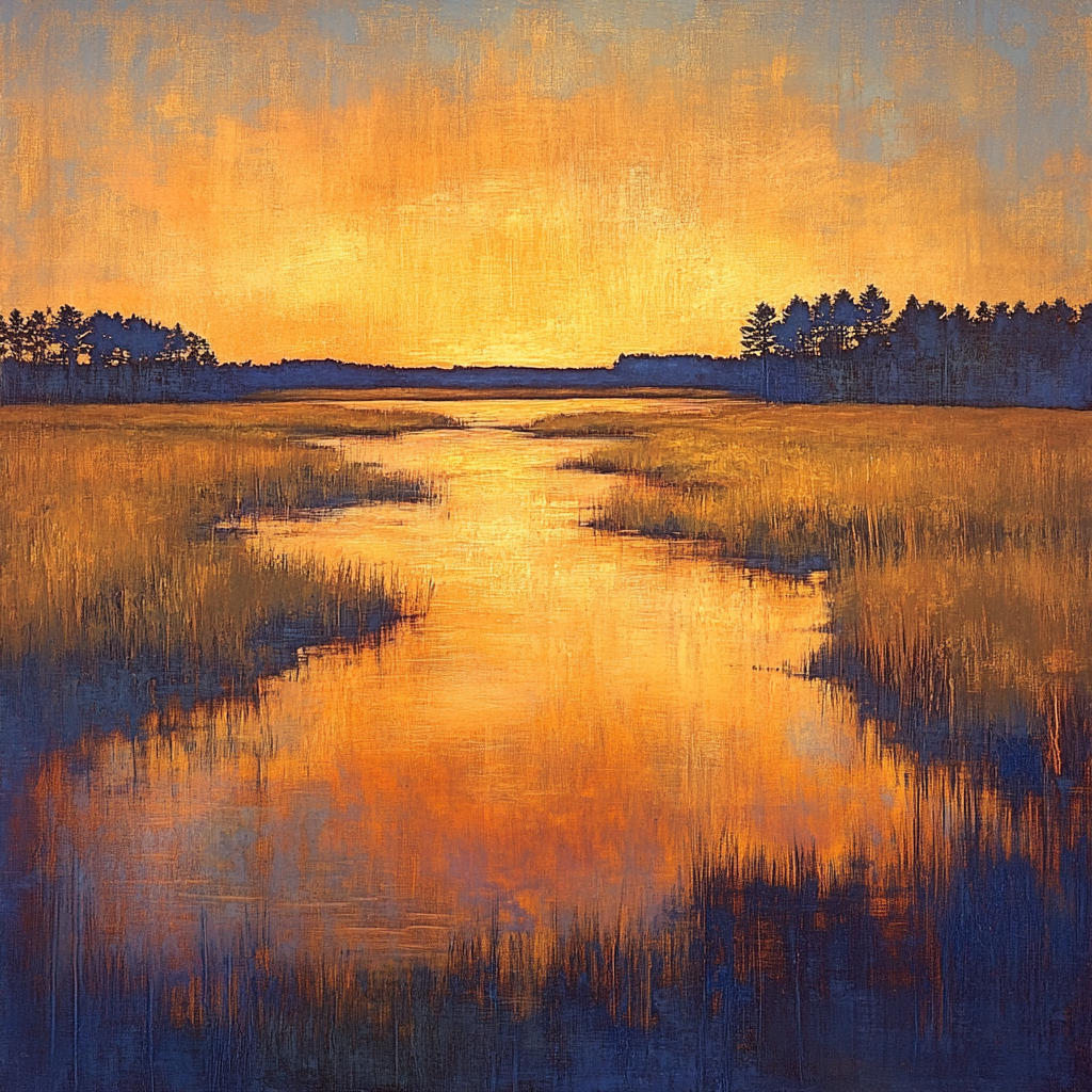 Frederick Varley Inspired Radiant Sunset Atmosphere DIY paint by numbers